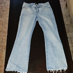 Buckle Light Blue Flare Jeans